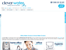 Tablet Screenshot of cleverwater.com.au